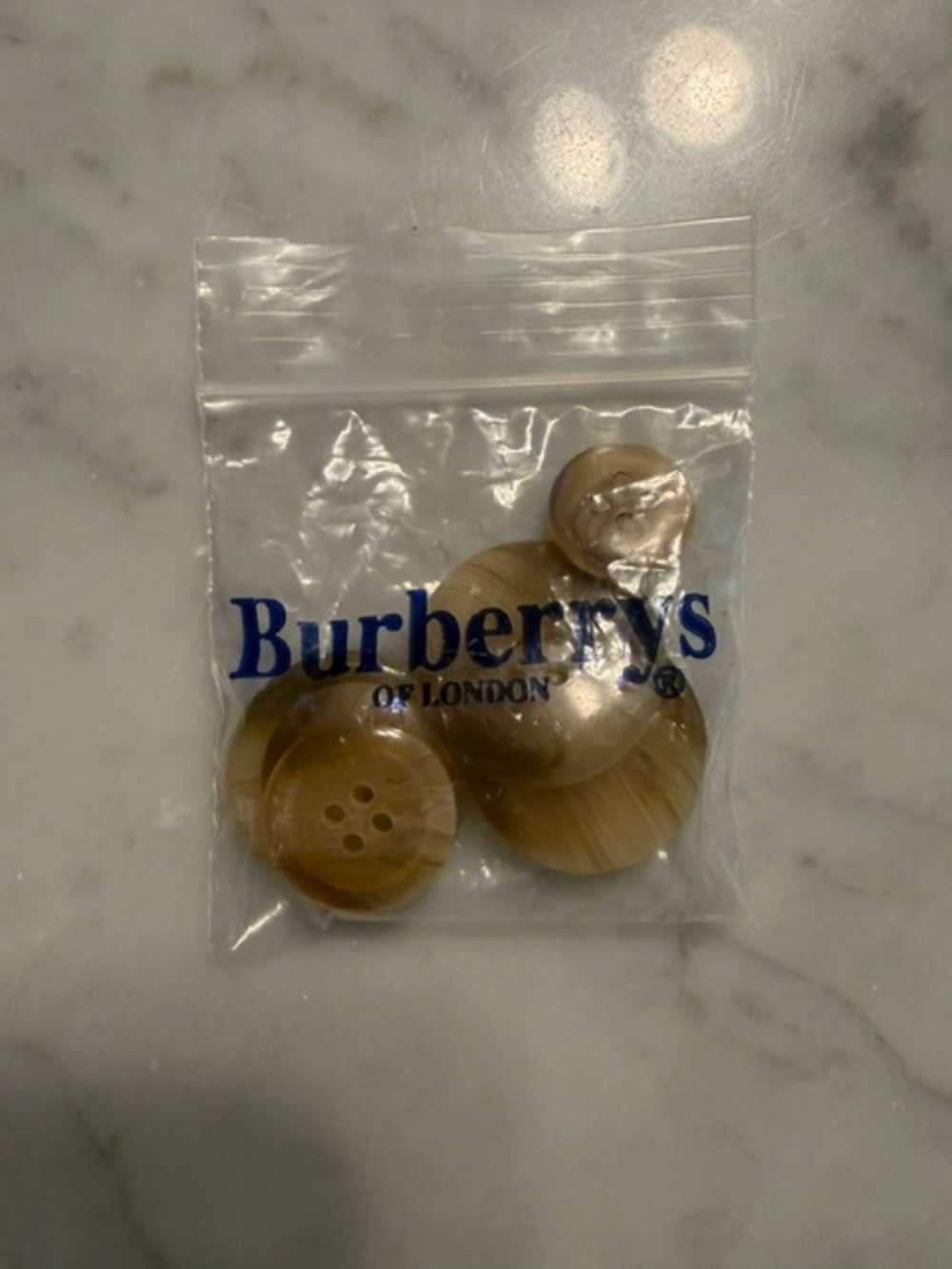 Burberry Buttons (x7) for Trench Coat